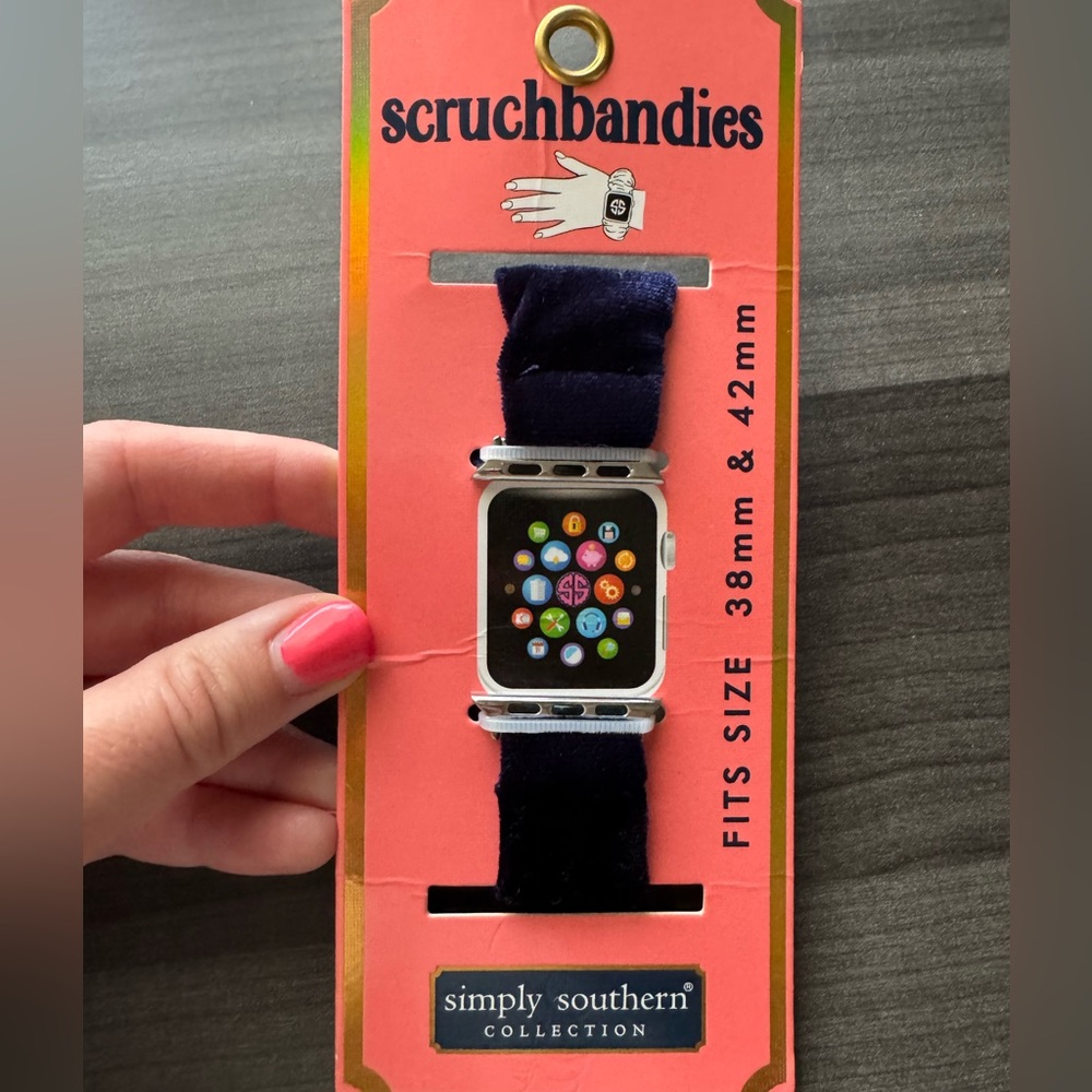 Simply Southern Blue Smartwatch Scrunchie Band